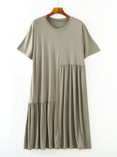 Comfortable Irregularity Solid Pajama Dress