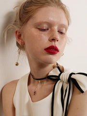 Korea Style Cross Woman Choker Necklace