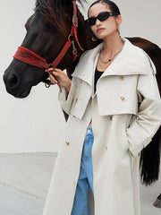 Women's Cardigan Loose Combination Two-Piece Coat