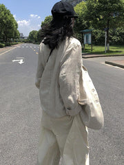 Chic Linen Cotton Casual Cover-up