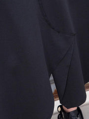 Casual A-Line Cropped Split-Front Skirt