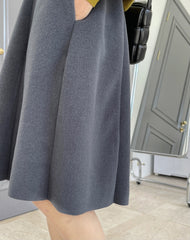 High Waist Wide Leg Solid Short Pants