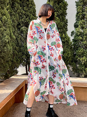 Casual Printed Thin Breathable Loose Jacket