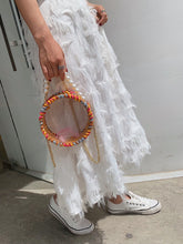 Women Hand Woven Chain Small Round Bag