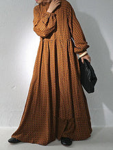 Printed Ruffled Pleated Maxi Dress