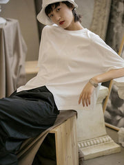 Casual Solid Original Split-Joint T-Shirt