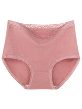 3Pcs Casual Breathable High Waist Seamless Panties