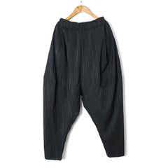 Women Pleated Loose High Waist All Match Wide Leg Casual Pants