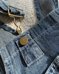 Women Retro Loose Slim Strap Casual Pants