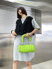 Loose Casual Stitching Fake Two Piece Dress