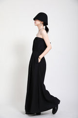 Original Design Wrapped Chest High-Waisted Maxi Dress