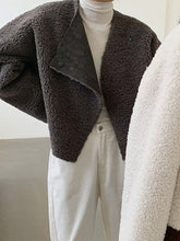 Women Irregular Solid Color Casual Coat