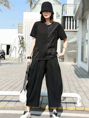 Thin Nine-Point Wide-Leg Pants Casual Harem Pants