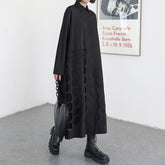 Street Style Loose Casual Broken Design Maxi Dress