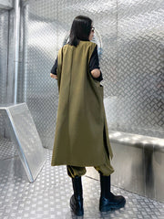 Women Retro Waistcoat Wide Leg Pants Two-Piece Suit
