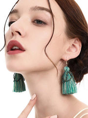 National Style Tassel Earrings Accessories