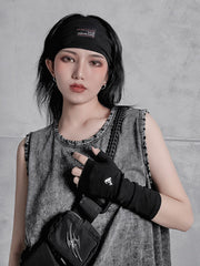 Casual Letter Printed Elasticity Headband