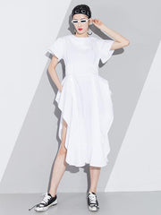 Irregular Split-side Designed Dress