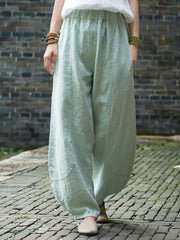 Vintage Ramie Cotton Linen Bloomers Pants