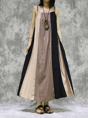 Loose Split-Joint Soft Comfortable Slip Dress