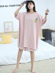 Casual Striped Comfortable Suits Pajamas