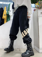 Winter New Large Size Beamed Color Harem Pants Plus Velvet Thickened Trousers