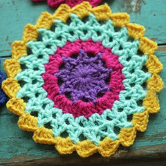 Sunflower Hand Crochet Insulation Mat