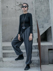 Loose Fleecez Casual Straight Leg Pants