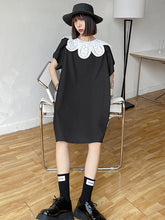 Summer Loose Split-Joint Solid Midi Dress