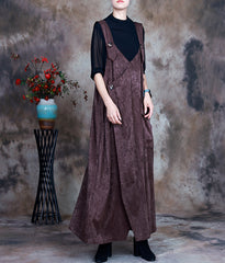 Casual Irregular Pocket Maxi Dress