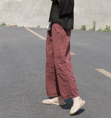 Original Stylish Pleated Solid Pants