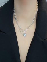 Retro Polished Niche Heart Necklace