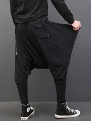 Original Elasticity Zipper Pants Bottoms