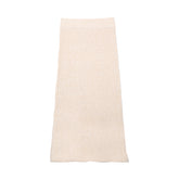 Winter Solid Simple Splited Skirt