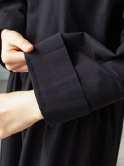 Loose Comfortable Graceful Black Long Dress