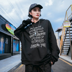 Women Printed Hooded Casual Sweater