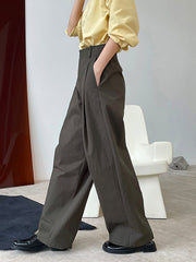 T-Shirt With Loose Round Neck At The Bottom