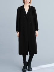 Women Mid-Length Belted Coat