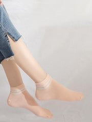 Double Color Stripe Cotton Socks