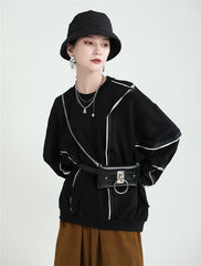 Original Design Irregular Floating Clouds Sweatshirt