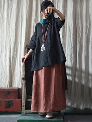 Loose Comfortable Irregular Blouse
