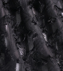 Retro Solid Color Square Neck Puff Sleeve Dress