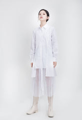 Women Retro Mesh Dress