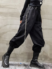 Women High Waist Loose All Match Casual Pants