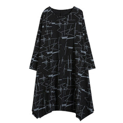 Women Printed Loose Casual Dress