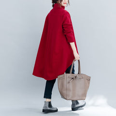 Women Simple Solid Color Turtleneck Bottoming Blouse