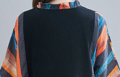 Short Sleeves Split-Joint Maxi Dress