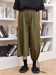 Original Column Empire Solid Wide Leg Pants