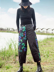 Retro Ethnic Printed Down Pants
