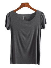 Solid Comfort Round Neck T-Shirt